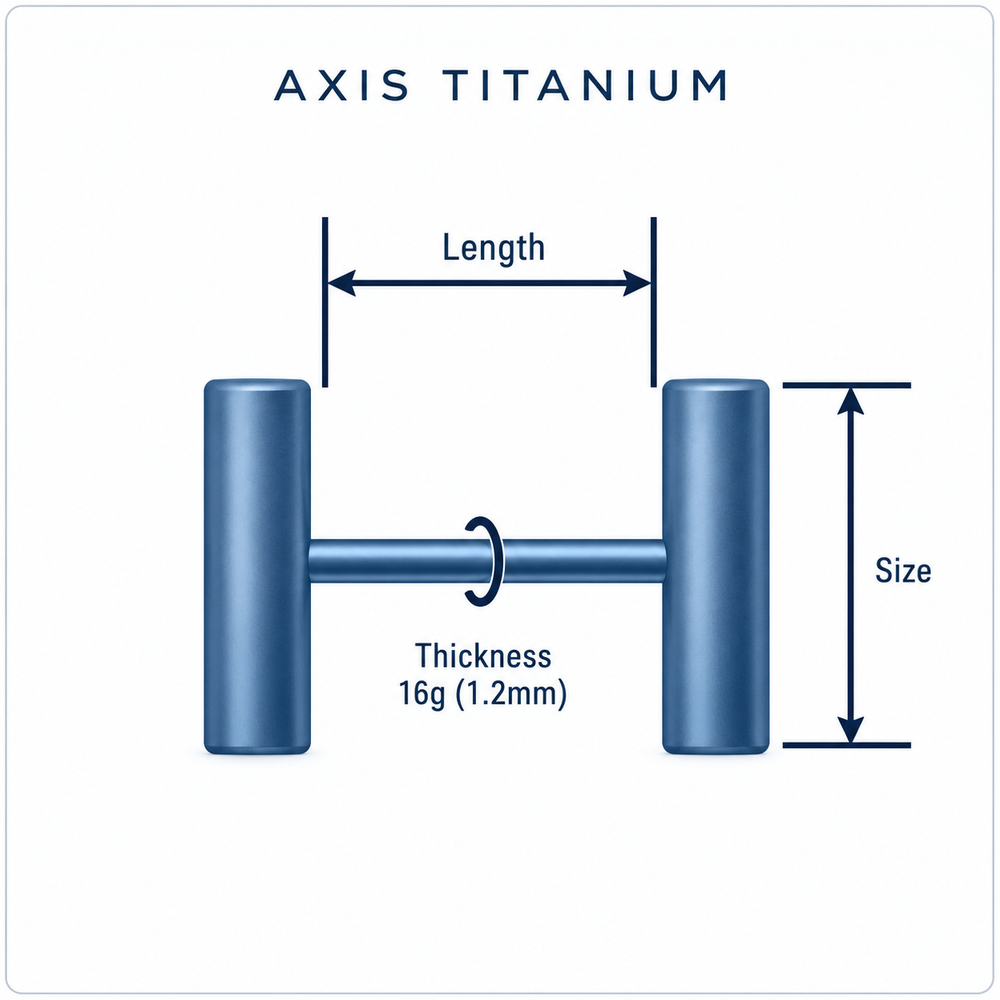Body jewelry measuring guide
