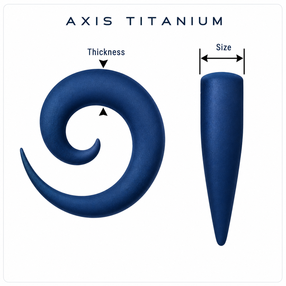 Body jewelry measuring guide