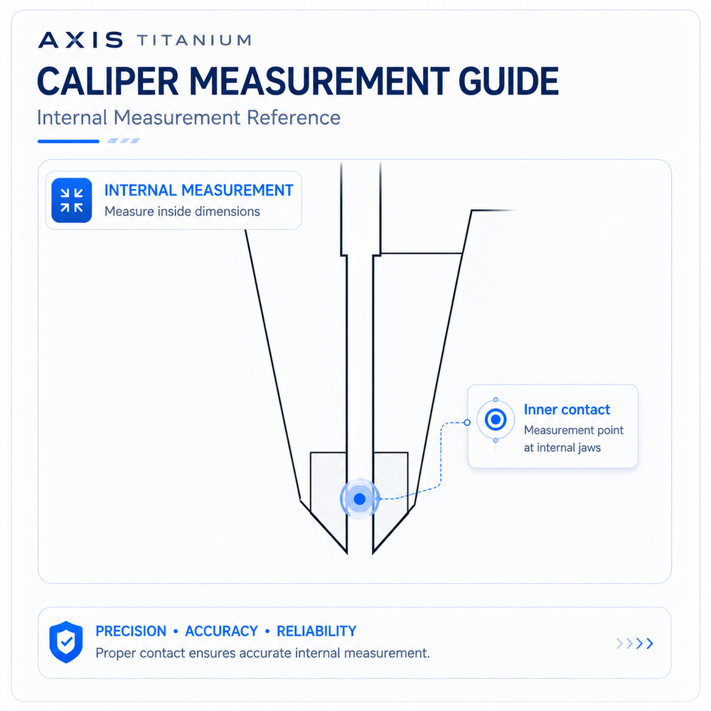 Body jewelry measuring guide