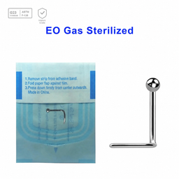 Nose screw with a 2mm ball top and 0.8mm shaft