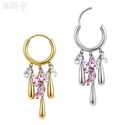 Pack of 5 G23 ASTM F136 Titanium Piercing Earrings | Hoop Earrings for Cartilage Tragus Helix