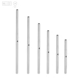 Pack of 5 G23 ASTM F136 Titanium Straight Barbell | Straight Bar Ear Cartilage Barbell Holes Rose Gold Plated Size