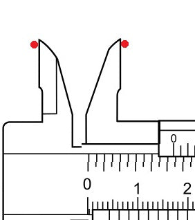 Body jewelry measuring guide